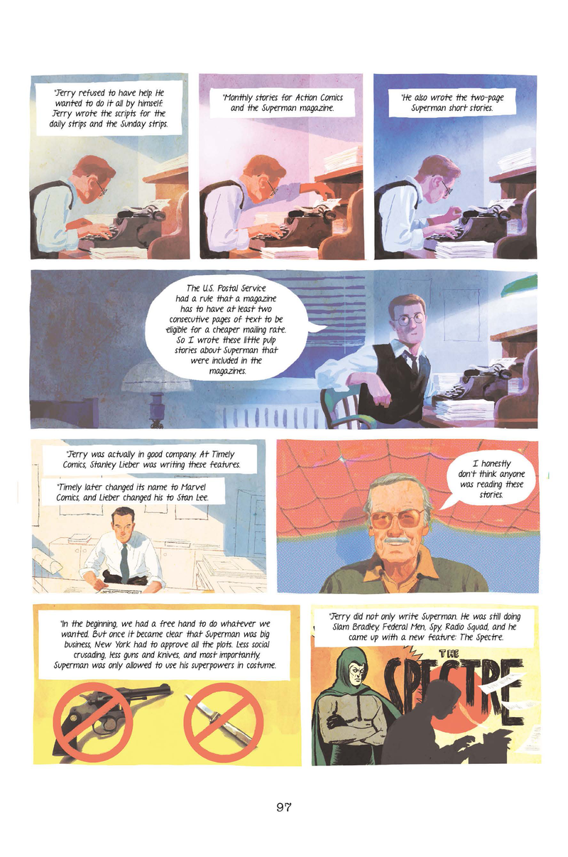 Illustration for article titled In This Preview of The Joe Shuster Story, Witness the Rise of the Golden Age of Superhero Comics
